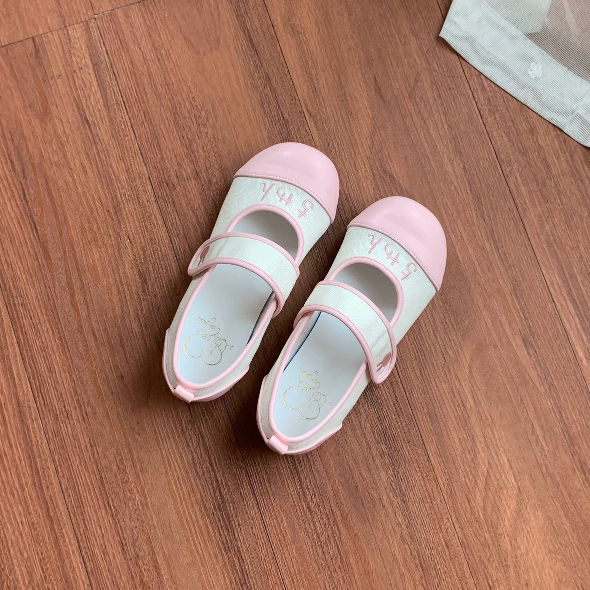 Flat-bottomed Kawaii Leather Shoes Original Design Girls Cute Mary Jane Round Head Shoes Spring and Autumn Lolita Flat Shoes