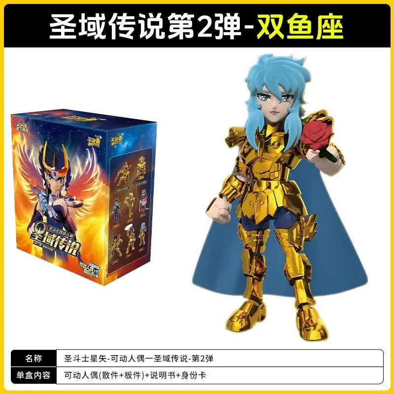 Kayou Saint Seiya Card Legend Of Doll Sanctuary Series Blind Box Of Gold Will Peripheral Christmas Gift Original Box Toy