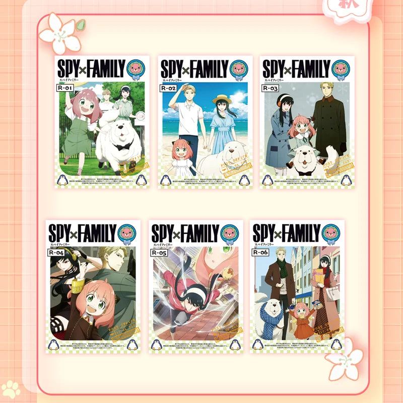 Original Anime SPY FAMILY Card Yor Forger Anya Forger Christmas Gift Rare Character Children's Toys Collection Card Game Card