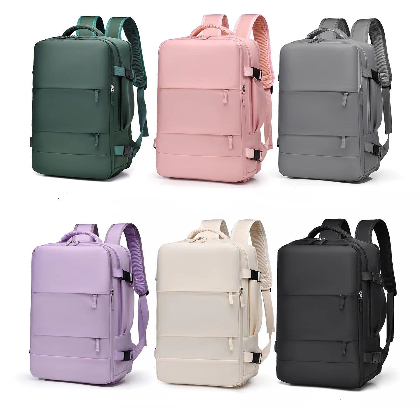 Large Capacity Men's And Women's Travel Shoulder Bag, Unisex Style Business Backpack, Independent Shoe Compartment, Travel