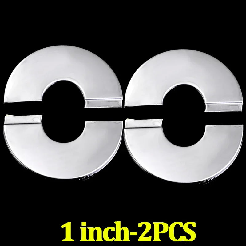 Faucet Stainless Steel Decorative Cover Faucet Water Pipe Round Detachable Decorative Cover Home Bathroom Hardware Accessories