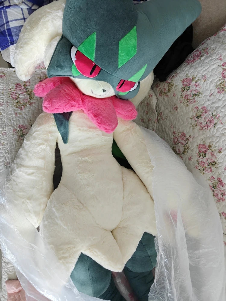 170cm Pokemon Crystal Velvet Version Meowscarada Plush Doll Throw Pillow Room Ded Decor Anime Peripheral Birthday Christmas Gift
