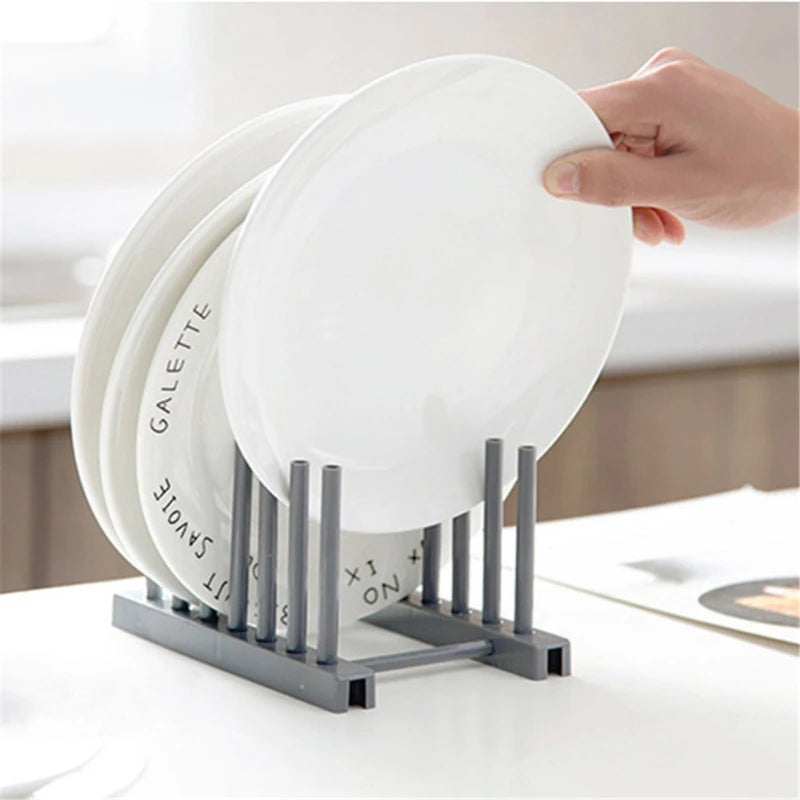 Kitchen Organizer Rack Wall Hanging Pot Cover Rack Five-Layer Pot Lid Metal Rust-Free Multifunctional Rack Pot Lid Storage Rack