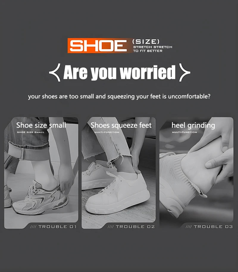 Repacego 1/2Pcs Shoe Stretcher Shoe Trees Universal Unisex Women Men Adjustable Length Width high top Expander Extender Keeper