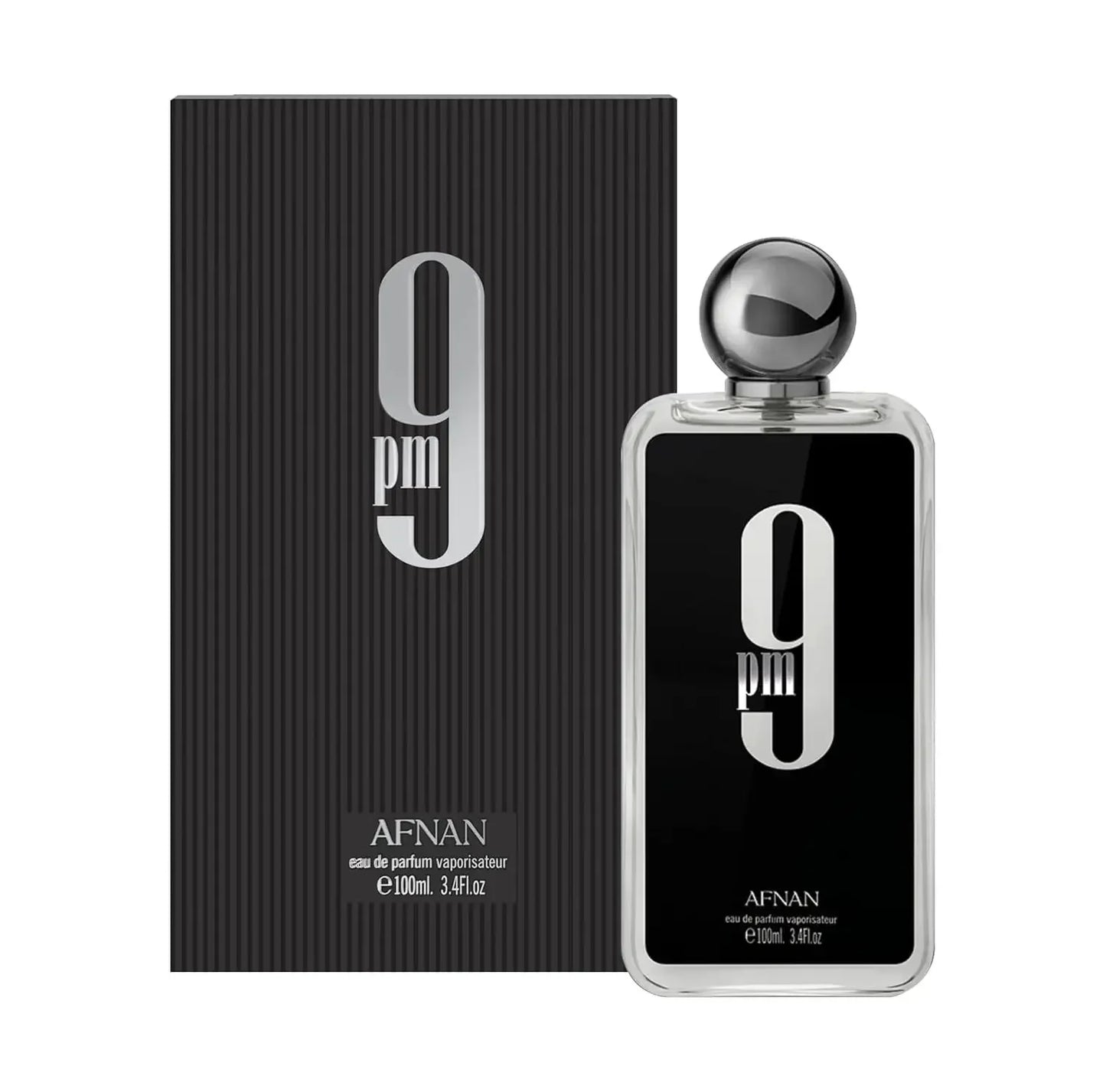 Afnan 9 PM For Men Eau De Parfum, 3.4 Fl. Oz Pheromone men's cologne, long-lasting fragrance, Christmas gift