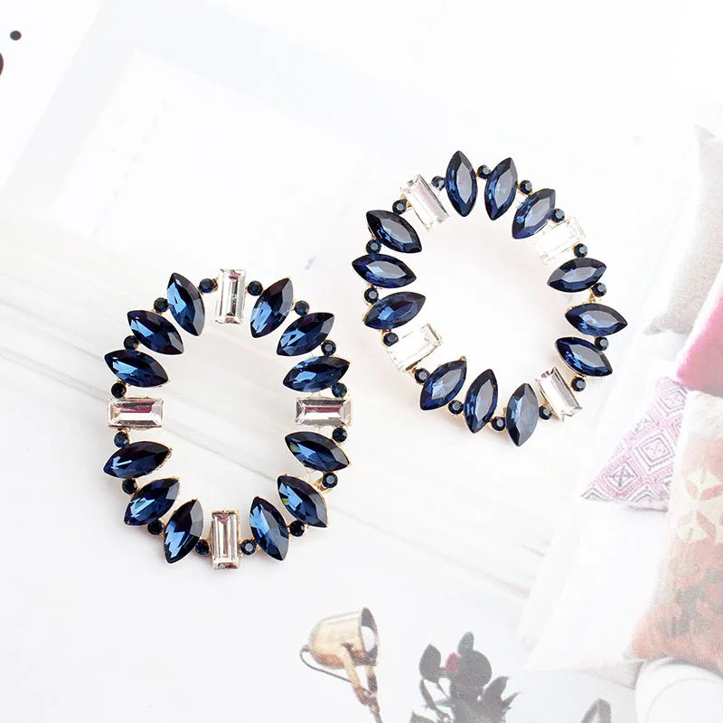 Elegant Tree Shape Acrylic Opal Stone Stud Earrings Statement Women Piercing Earrings 2019 New Trendy Jewelry Gift