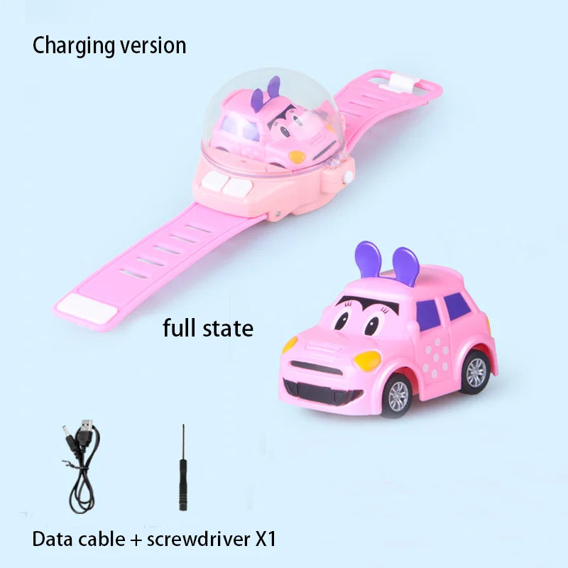 2.4G Mini Watch Control RC Car - Cute Kids’ Companion Toy | Birthday & Christmas Gift for Boys & Girls
