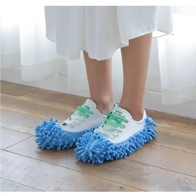Kitchen Accessories Mop Cap Waterproof Lazy Shoe Cover for Kitchen Goods Cleaning Slippers Floor Dust Removal Kitchen Gadgets