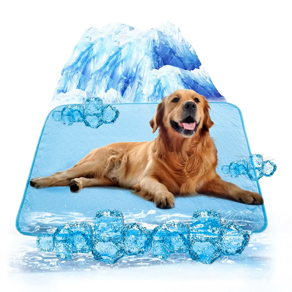 NONOR Dog Cooling Mat Summer Pet Bed for Dogs Cats Kennel Pad Breathable Pet Self Cooling Blanket Dog Car Seat Bed