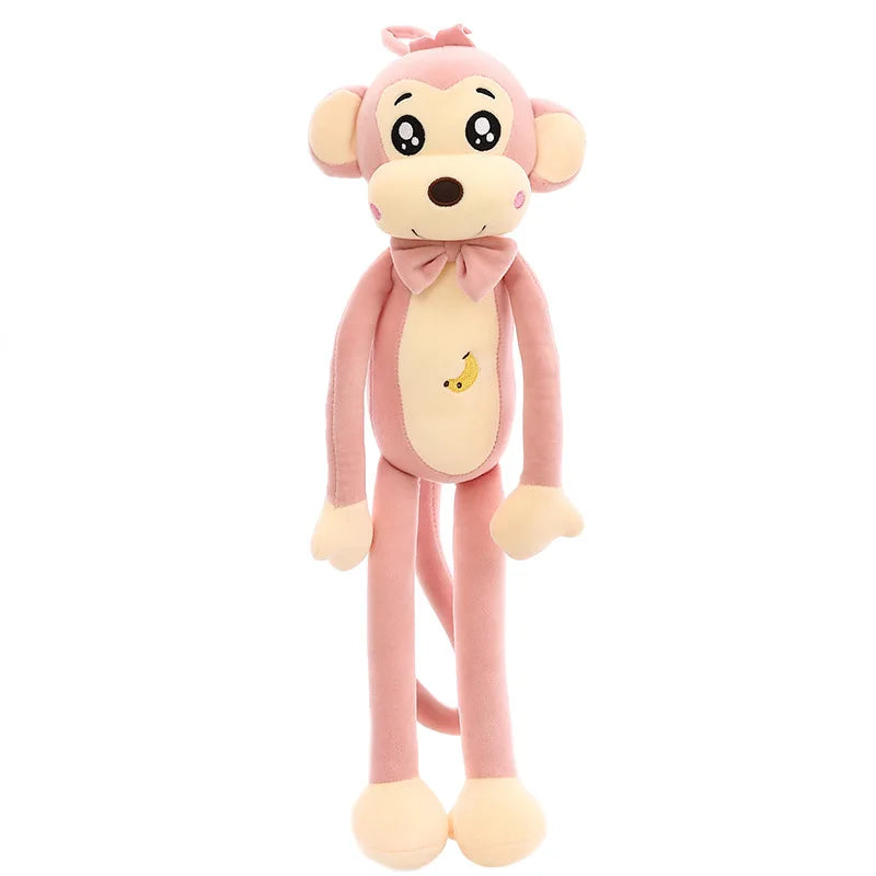 Creative Cute Cartoon Plush Toy Animal Monkey Long Arms And Long Legs Doll Baby Sleeping Comfort Pillow Christmas Gift