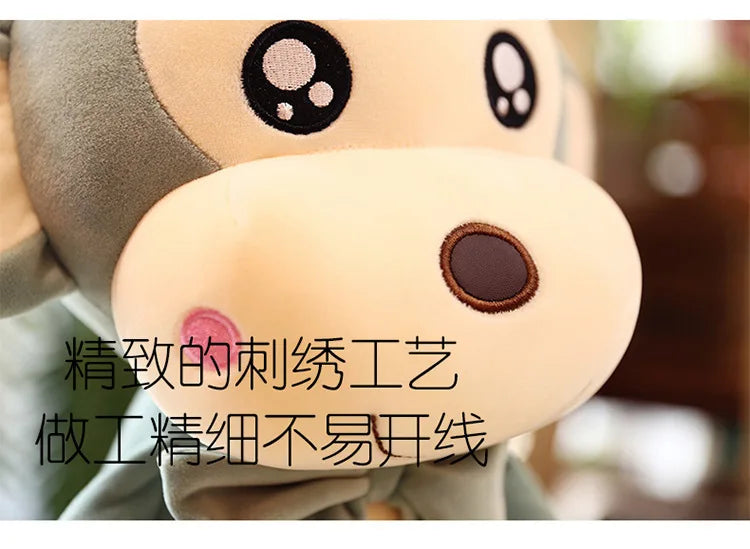 Creative Cute Cartoon Plush Toy Animal Monkey Long Arms And Long Legs Doll Baby Sleeping Comfort Pillow Christmas Gift