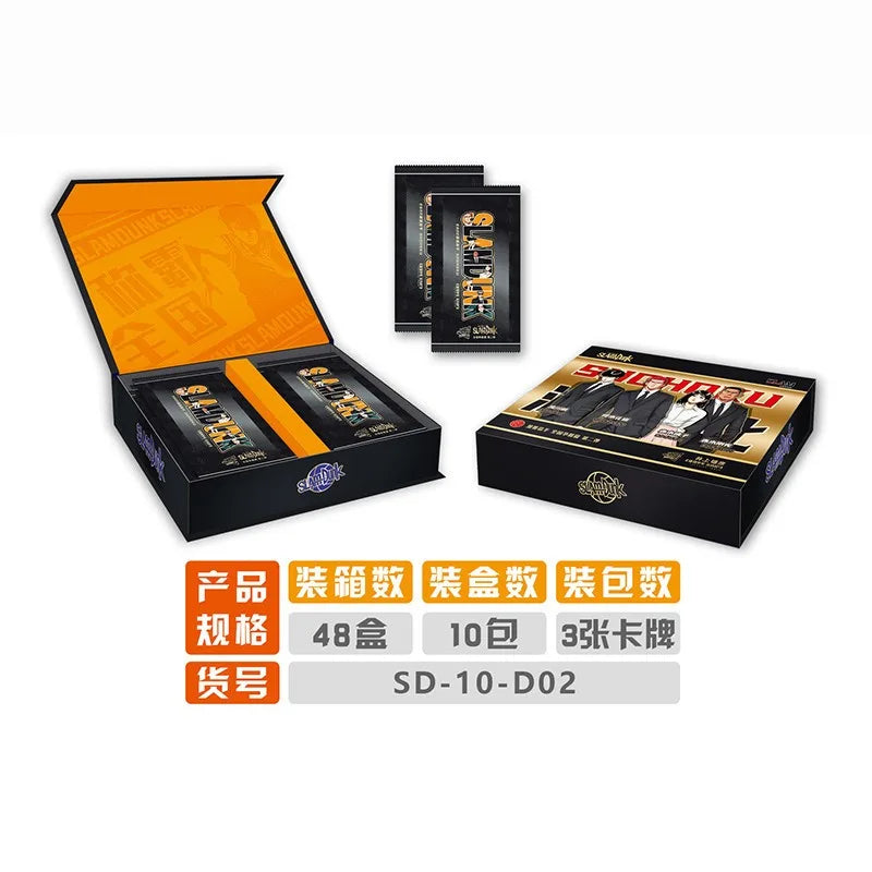 Slam Dunk Card Flash SSP BR PTR Rare Card Hot Stamping Card Anime Sakuragi Flower Road Rukawa Kaede ZR Christmas Gift