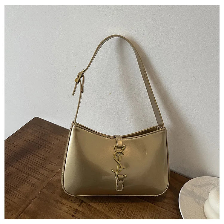 2025 Y2K Underarm Bag for Women, Luxe Boho Shoulder Purse w/Detachable Strap Anti-Theft Lightweight Commuter
