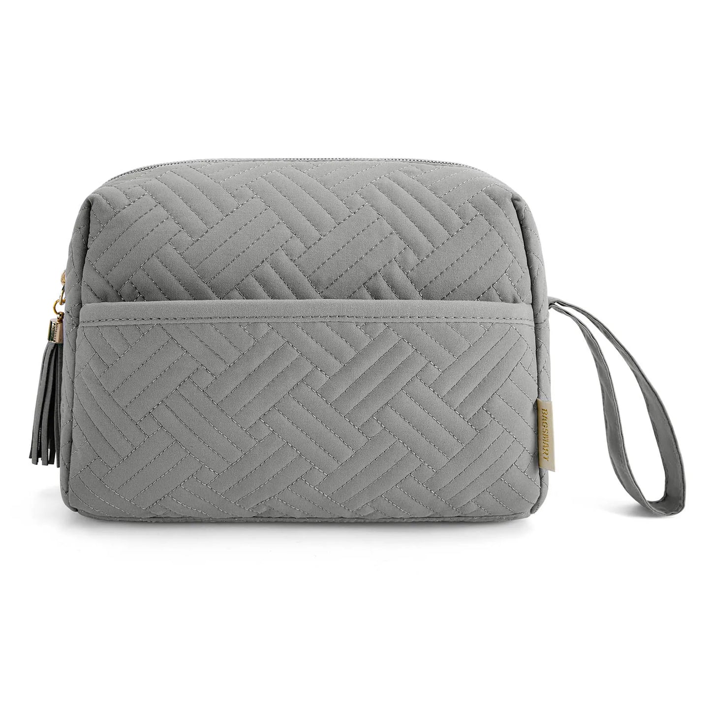 BAGSMART Large Capacity Makeup Bag for Travel Cosmetic Bags Elegant Roomy Waterproof Toiletry Case Organizer Make Up Accessories