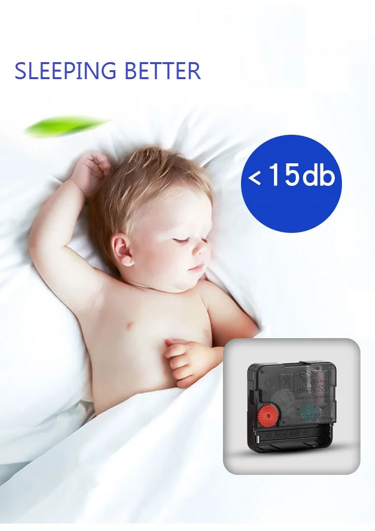 Creative European Style Clocks Living Room Free Perforated Wall Clock Household Silent Bedroom Quartz Clock Digital Wall Clock