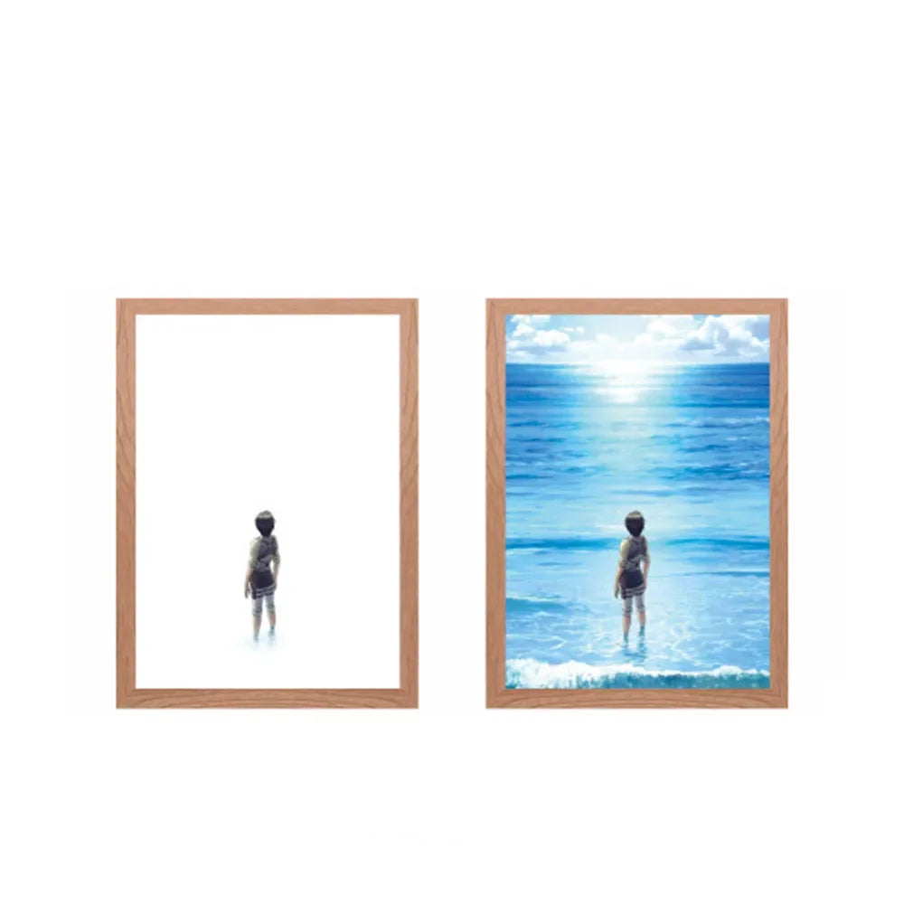 Hot INS Anime Attack on Titan LED Night Light Colorful USB Plug in Three Color Lighting Surprise Desk Lamp Christmas Gift Toy