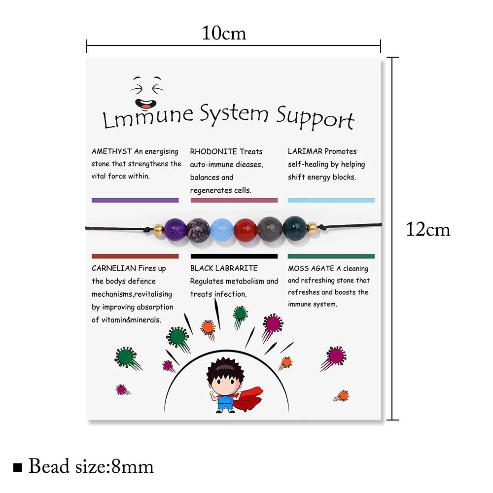 New In Natural Smooth Round Beads Bracelet Healing Protection Reiki Bracelet Labradorite Black Tourmaline Bracelet Bangle Gifts