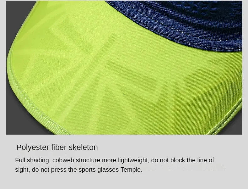 Cooling Stretchy Visor Unisex Sweatband for Men and Women No Slip Band Lightweight Performance Running Sun Protection Visor