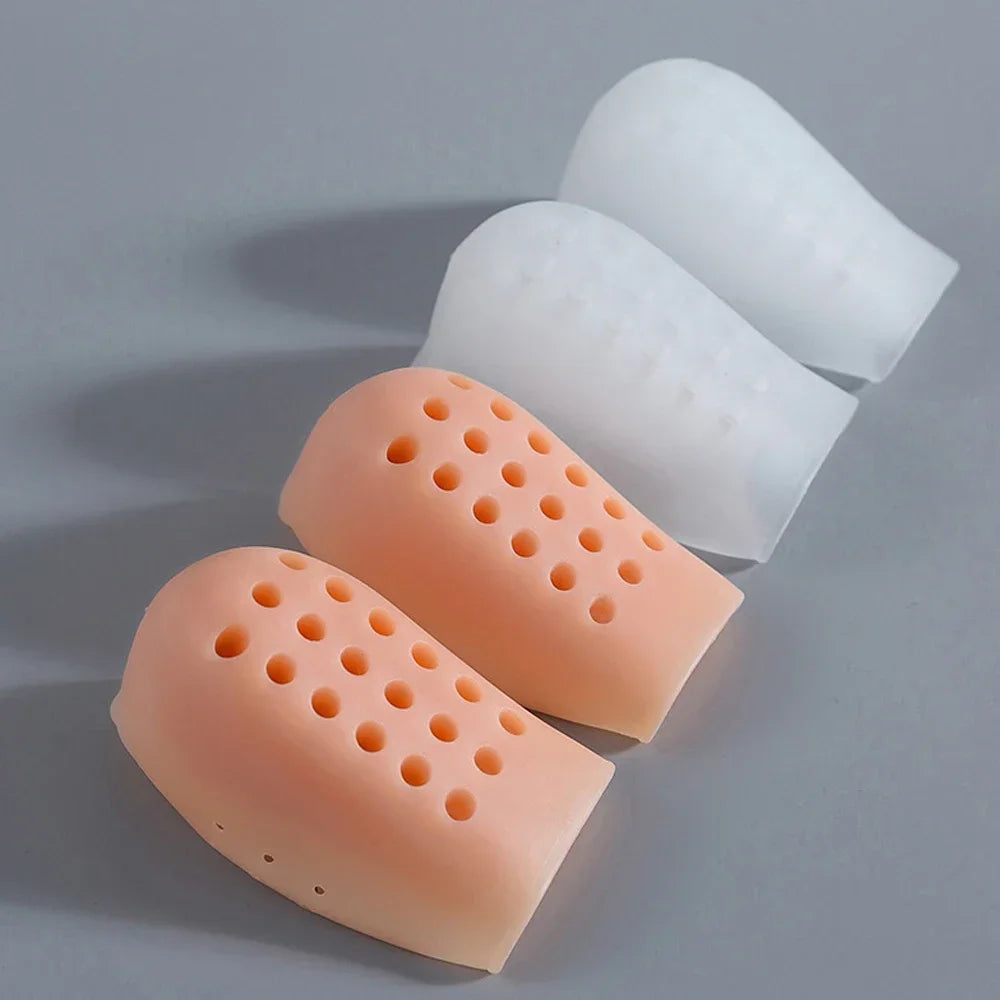 Unisex Invisible Height Increase 5CM Silicone Socks Gel Heel Pads Orthopedic Arch Support Heel Cushion Insoles Foot Massage Pad
