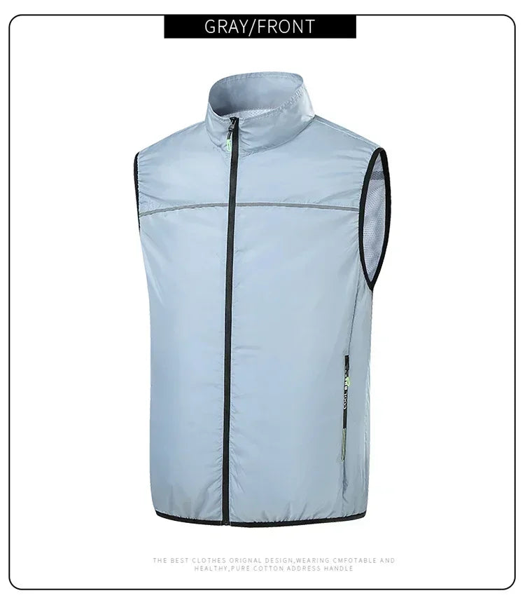 Ice Vest Men's Usb Refrigeration 9 Leaf Fan Jacket Air Conditioner Clothes High Temperature Work Hiking Cooling Fishing Vest New