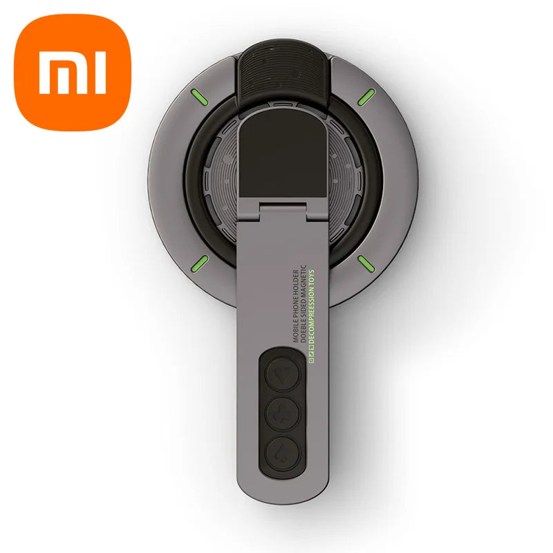 Xiaomi MagSafe Phone Grip Stand 3in1 Magnetic Finger Ring Holder Double Sided Magnetic Phone Stand For iPhone 17 16 15 14 13 12