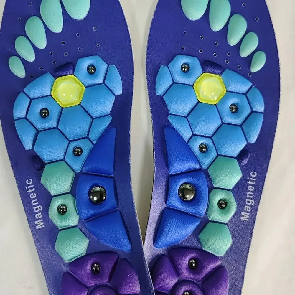 Magnetic Comfortable Acupoint Massage Insoles for Men Women EVA Foot Massage Sports Arch Support Insoles Orthopedic Shoe Inserts
