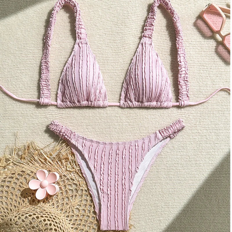 Summer Sexy Bikinis Women's Swimwear Female Swimsuit For Swim Wear Bathing Suits Brazilian Bikini Set Beachwear Pool Bather 2025