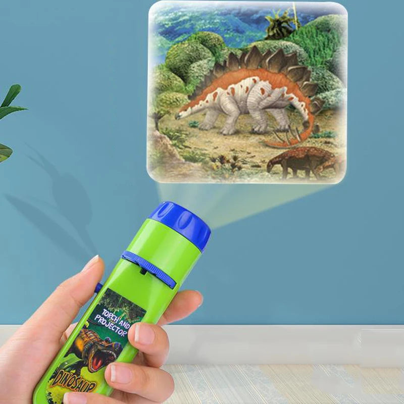 Children Fun Projector Light Flashlight Puzzle Early Education Projection Light for Kids Baby Bedtime Toy Christmas Gift TMZ