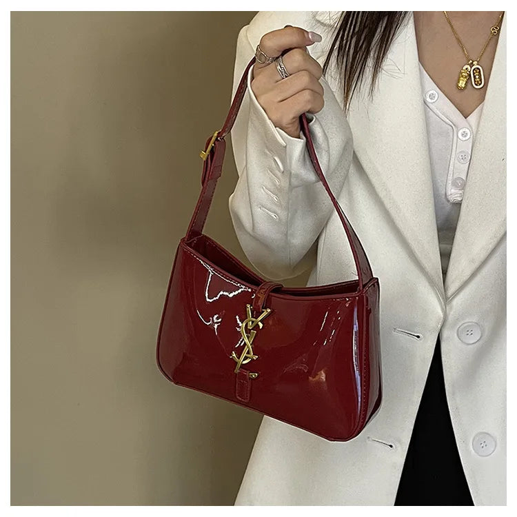 2025 Y2K Underarm Bag for Women, Luxe Boho Shoulder Purse w/Detachable Strap Anti-Theft Lightweight Commuter