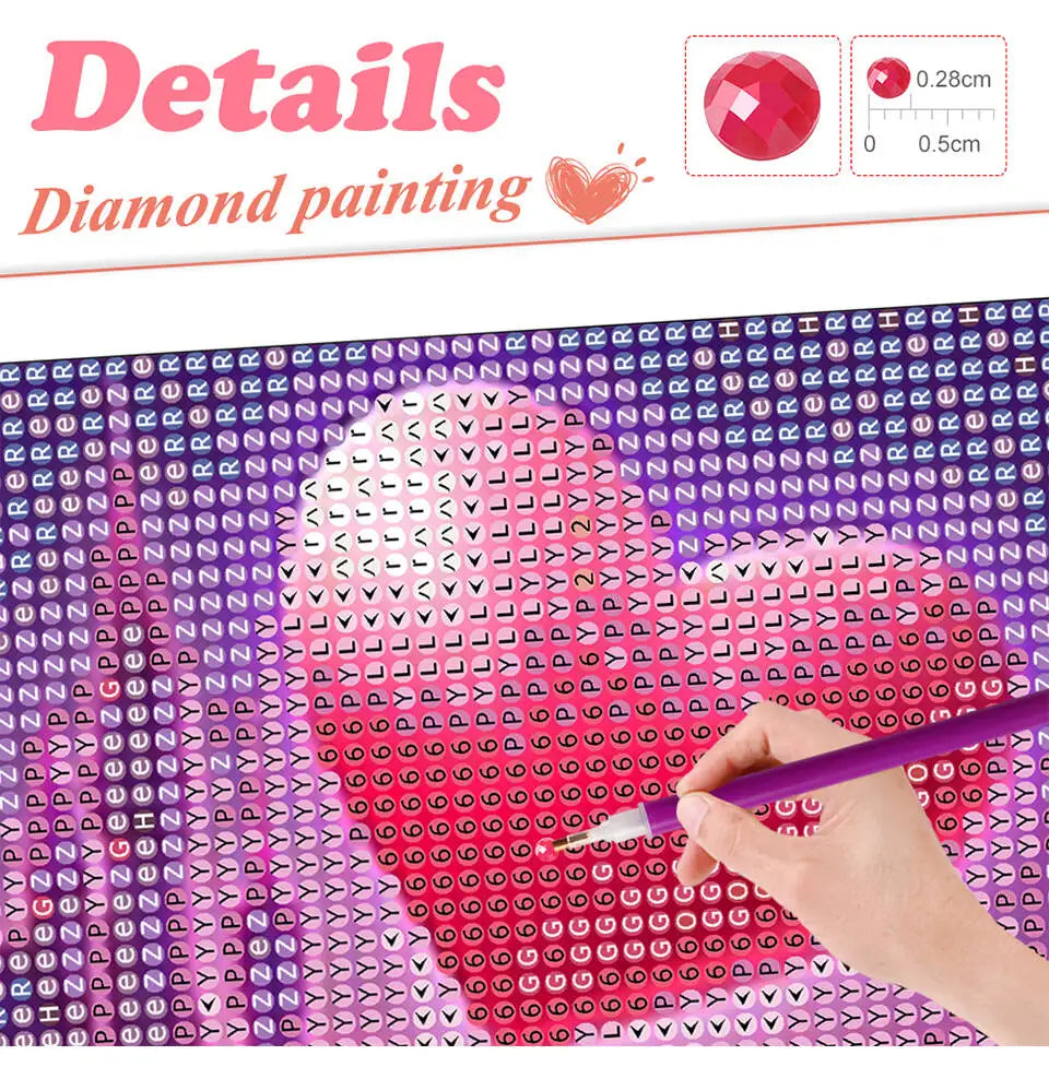 EverShine Diamond Embroidery Mouse Cartoon Diamond Painting Kit Rat Animal DIY Rhinestone Pictures Mosaic Winter Christmas Gift