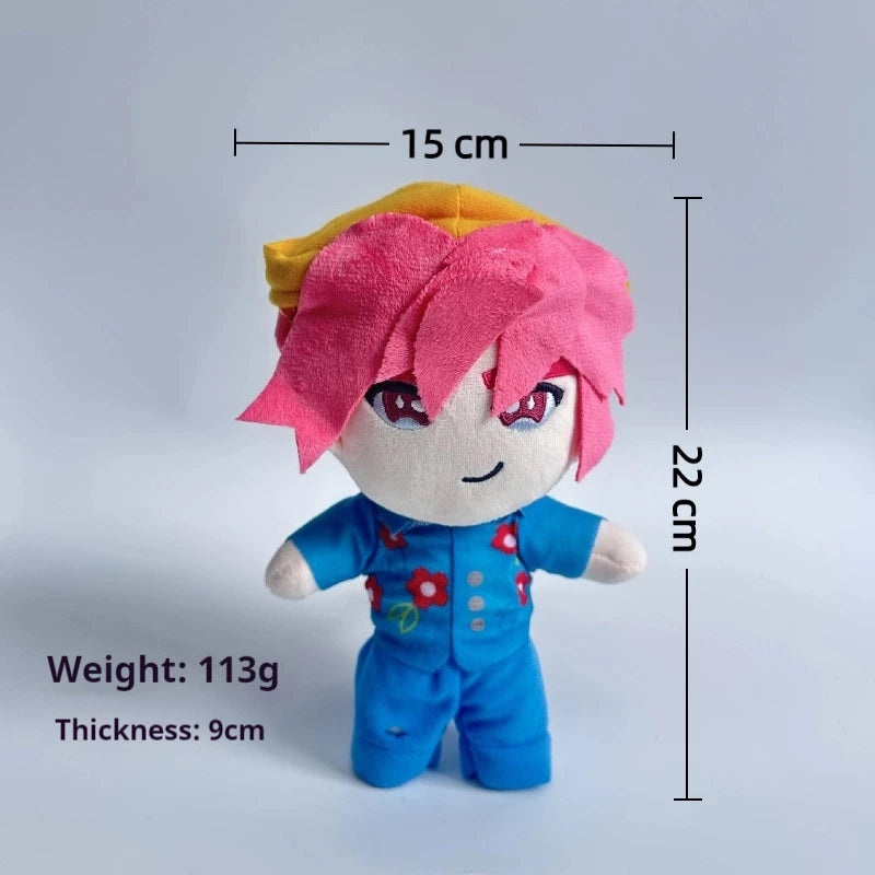 25cm Cute Kpop Demon Hunters Plush Doll Celebrity Fans Blue Tiger Doll Tv Themed Plush Toys Sofa Car Decoration Christmas Gift