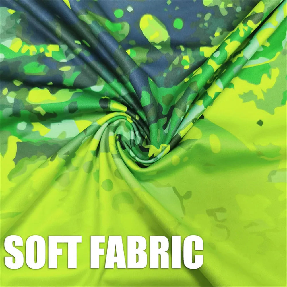 Long Sleeve Fishing Hoodie for Men Anti-UV Sun Protection Clothes Fish Shirt Hunting Jungle Camouflage Jersey UPF 50 + New