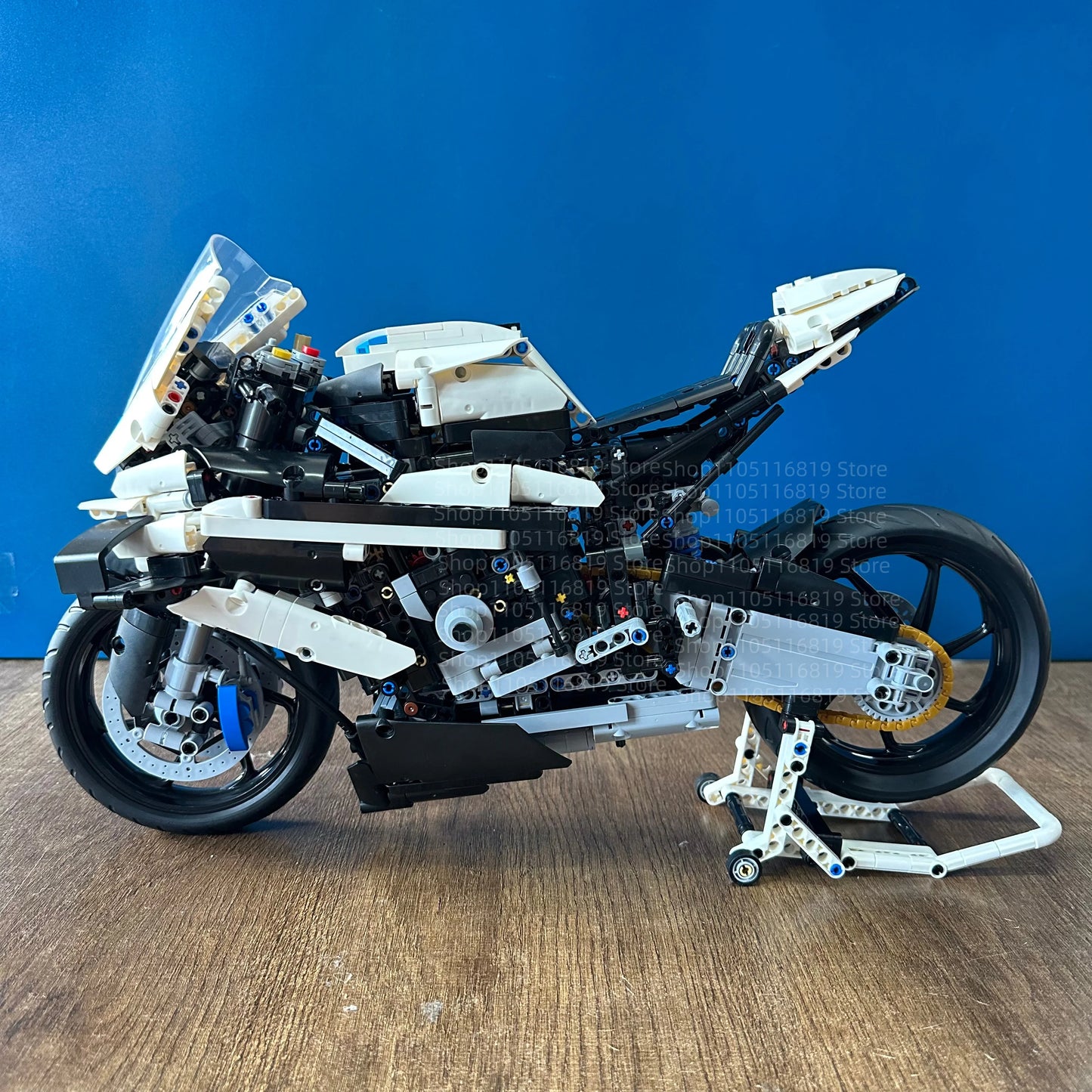 M1000  RR Tech Motorcycle Building Blocks 42130 1920Pcs MOC Bricks Mechanical Group Vehicles Racing Car Model Kit Christmas Gift