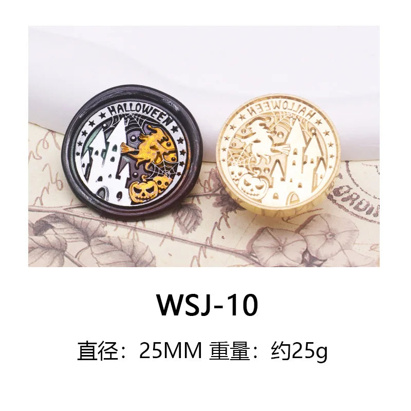 Wax Seal Stamp Halloween A Copper Head For Christmas Gift DIY Scrapbooking & Stamping Cards Envelopes Card Making Supplies