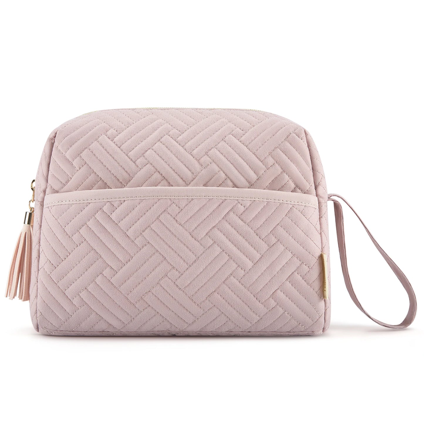 BAGSMART Large Capacity Makeup Bag for Travel Cosmetic Bags Elegant Roomy Waterproof Toiletry Case Organizer Make Up Accessories