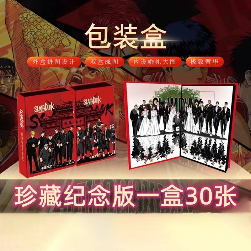 Slam Dunk Card Flash SSP BR PTR Rare Card Hot Stamping Card Anime Sakuragi Flower Road Rukawa Kaede ZR Christmas Gift