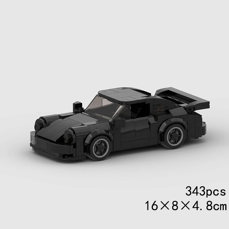 MOC Car Speed R34 488 Pickup R32 Racing Vehicle Model Building Block Super Race brick Christmas Gift City Technical rally sport