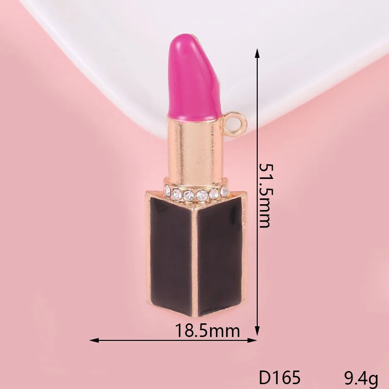 4Pcs Y2K Bling Diamond Metal Purse Presum Bottle Brand Bag Lips BB Key Junk Phone Case Ipadcase Decoration Charms Diy Crafts