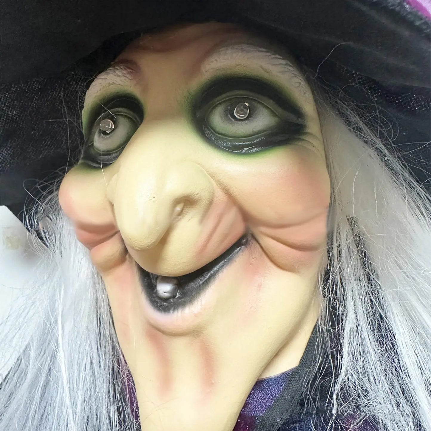 Halloween Colourful Glow Creepy Sound Activated Witch Decorations Halloween light up decoration props for Home Holidays Outdoor