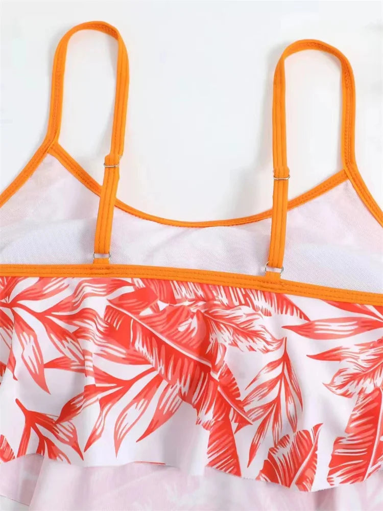 Bikini Women Swimsuit 2025 New Print Sling Bikinis Set Sexy High Waist Swimwear Summer Two Piece Beachwear Bathing Suit Female