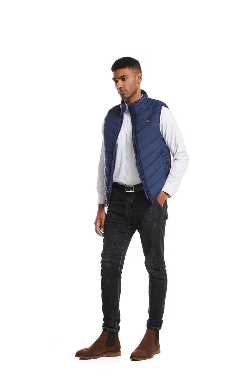 17 Areas Usb Heated Jacket Men Women Electric Heated Vest Heating Vest Heated Bodywarmer Usb Inner Heat Vest Veste Chauffante