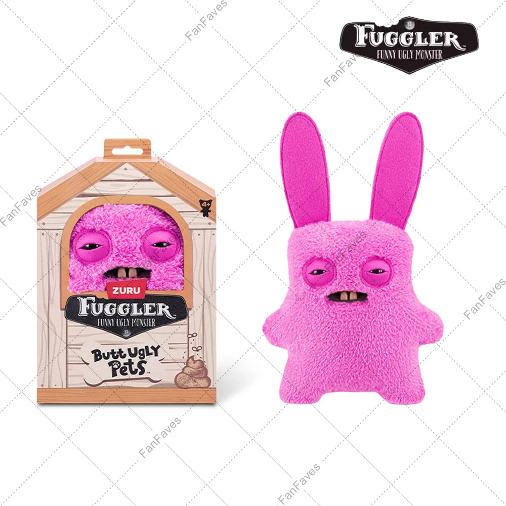 Butt Pet Ugly Fuggler Monster Series Original Plushies Rabbit Puppy Cat Dog Doll Reindeer Gingerbread Man Toy for Christmas Gift