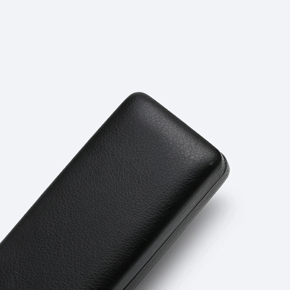 Unisex Glasses Box Black Lychee Pattern PU Leather Eyewear Protector Cover Reading Glasses Case Women Men Sunglasses Case