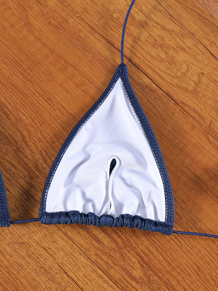 Bikinis Solid Bikinis Low Waist Bathing Suit Women's Swimming Suit 2025 Biquinis Two Pieces Suit Summer Swimwear