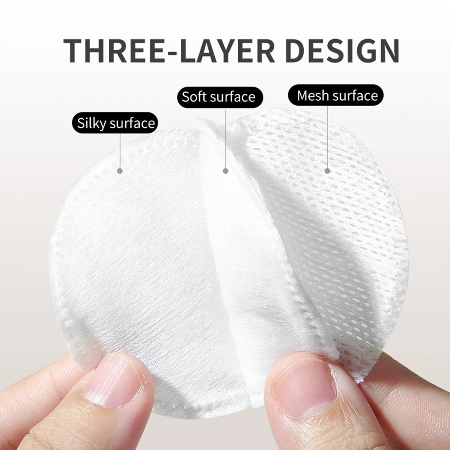 80/100/150Pcs Cotton Pads Disposable for Facial Make Up Nail Polish Remover Round Soft Face Cleansing Remover Makeup Tools