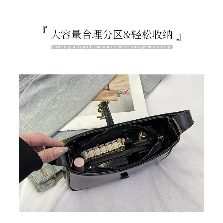 2025 Y2K Underarm Bag for Women, Luxe Boho Shoulder Purse w/Detachable Strap Anti-Theft Lightweight Commuter