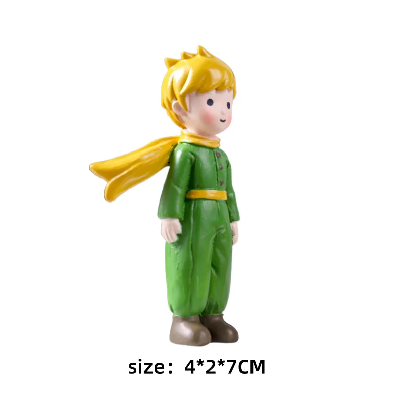 Home Decoration DIY Resin Crafts Little Prince Home Desk Small Ornaments Children's Birthday Christmas Gift Ornaments Decoration