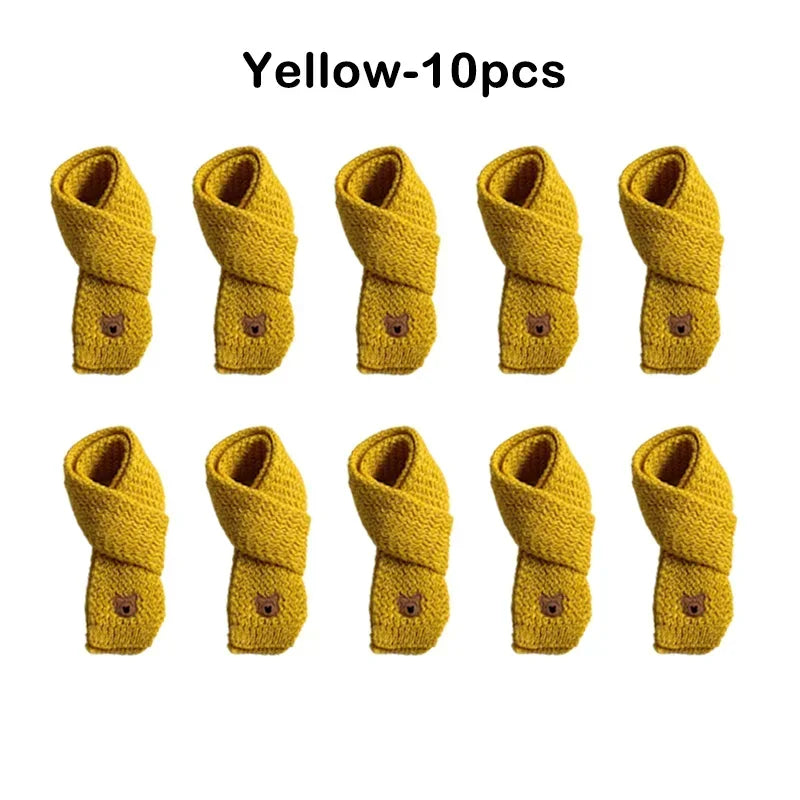Kids Windproof Scarf Fleece Lined Warm Neck Cover Toddler Winter Scarf Christmas Gift Unisex Baby Outdoor Scarf Korean Cute