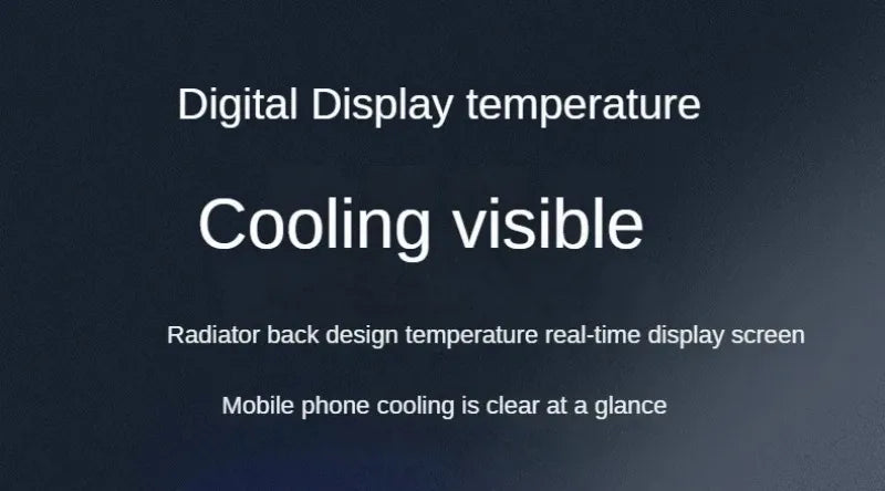 New Dual Fan Large Wind Mute Mobile Phone Cooling Fan Cooler Fast Cooling Live Gaming Handle Cooler Mobile Phone Fan Radiator