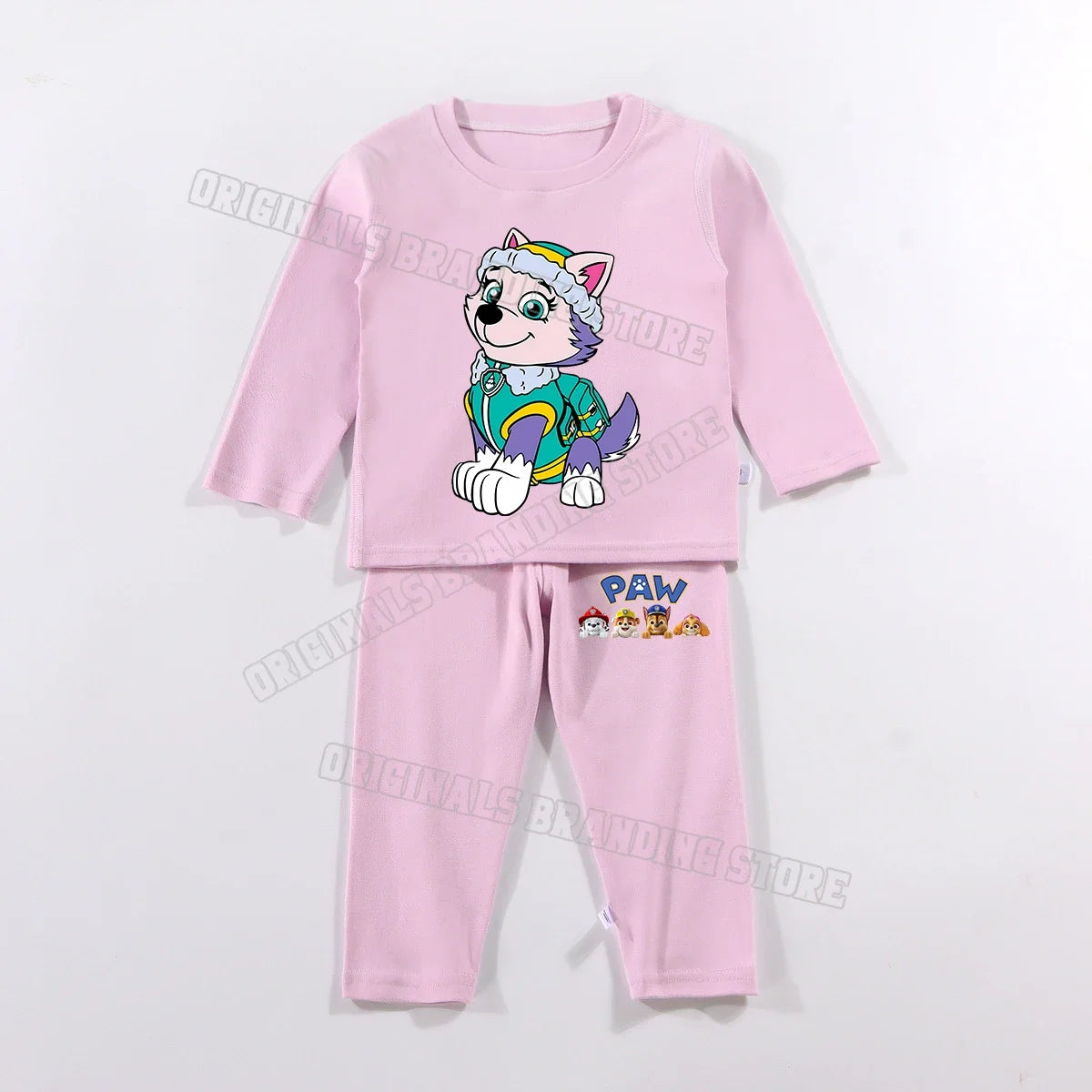 Paw Patrols Children Pyjamas Set Boy Girl Sleepwear Long Sleeved Clothes Set Baby Shirt Tops Girls Clothing Christmas Gift